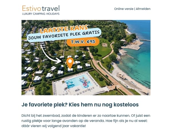 Laatste kans op je vroegboekvoordeel