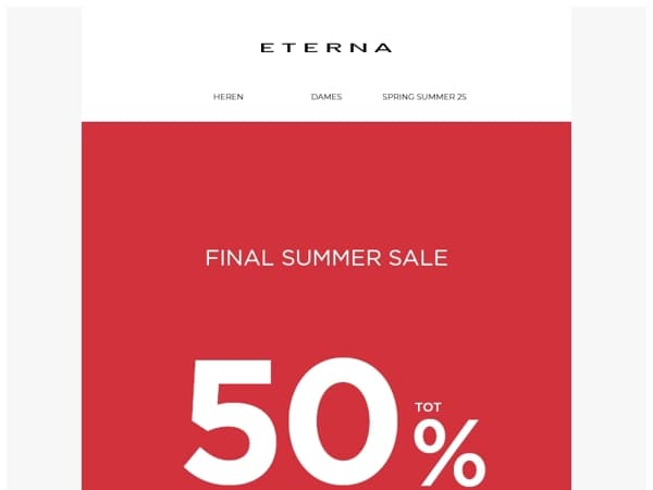 Summer SALE – Nu tot -50%!