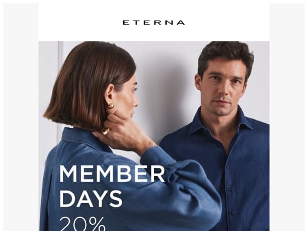 Ervaar Premium + 20% Member Days Finale!