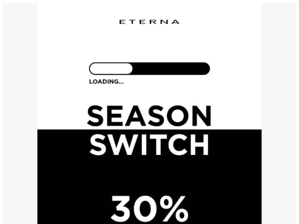 30% korting op alles – Season Switch bijna voorbij! ⌛