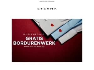 Overhemden & blouses met een hart - Valentijnsactie!