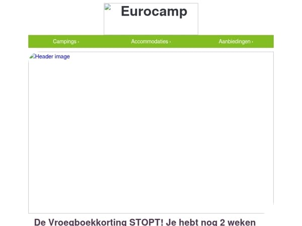 De Vroegboekkorting STOPT! Nog maar 2 weken voordeel