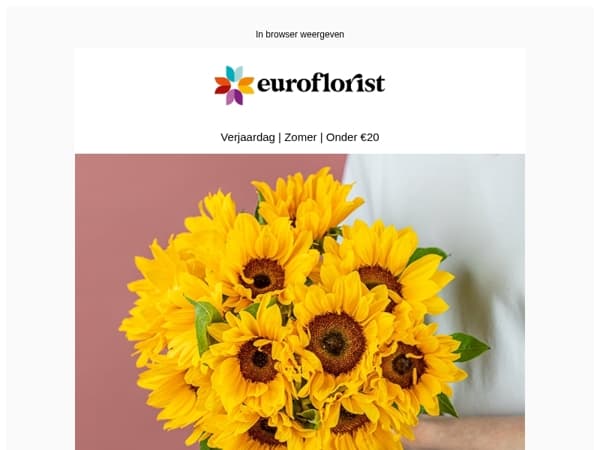 🌻 Zon in een vaas: nu met korting!