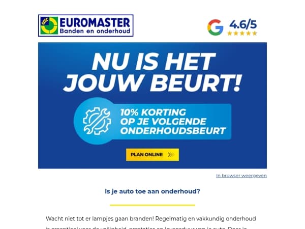 Is je auto toe aan onderhoud? 🔧