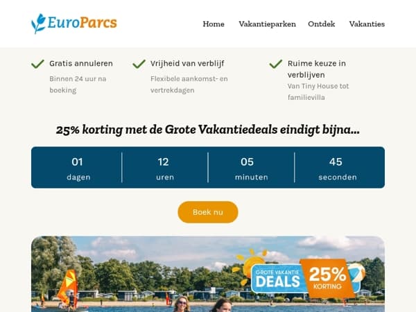 ⏰ Bijna voorbij: De Grote Vakantiedeals