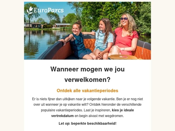 In welke periode kom jij naar EuroParcs? 😍