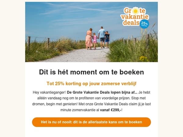 De laatste dag van de Grote Vakantie Deals! 🚨