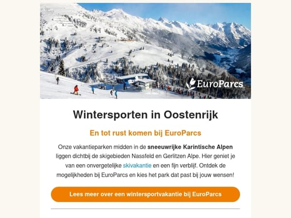 Ontdek de wintersportmogelijkheden bij EuroParcs 🎿