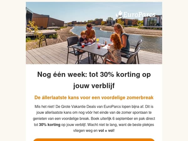 ⏳ Laatste kans: de Grote Vakantie Deals lopen bijna af!
