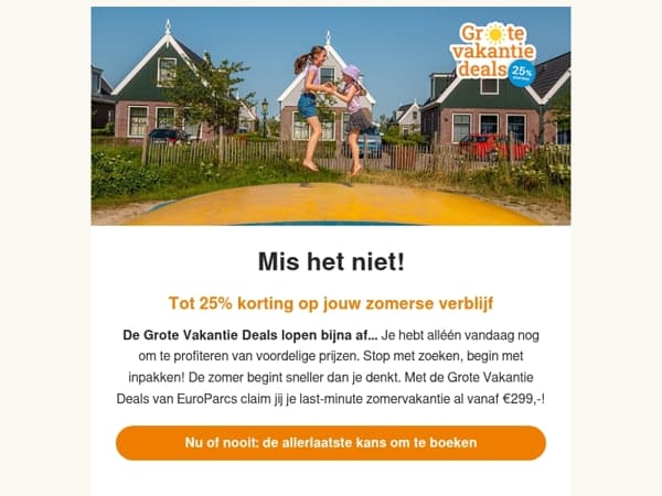 👀 Alléén vandaag: tot 25% korting op jouw verblijf