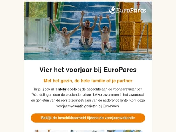 Lentekriebels? Verblijf tijdens de voorjaarsvakantie 🌼