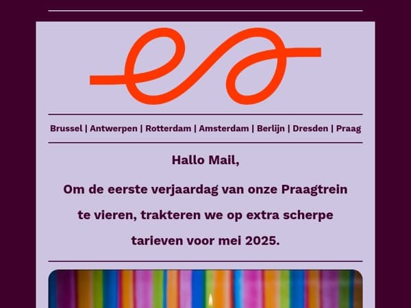 Verjaardagsaanbieding: ligplaatsen voor €60 in mei 2025