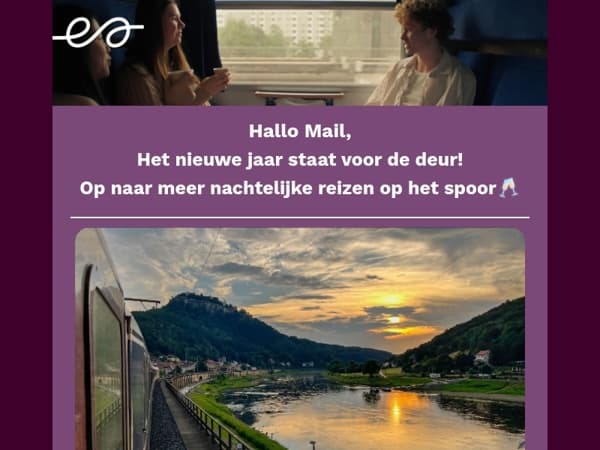 🥂 2026 vraagt om meer Good Night Train reizen