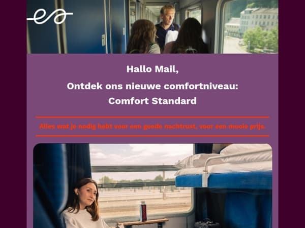 Nieuw aan boord: Comfort Standard