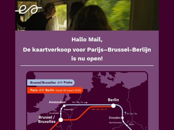 Kaartverkoop voor Parijs–Berlijn is nu geopend