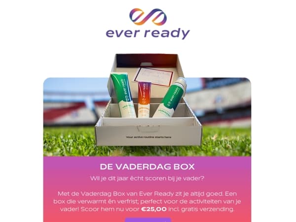 Scoor nu bij je vader voor Vaderdag!