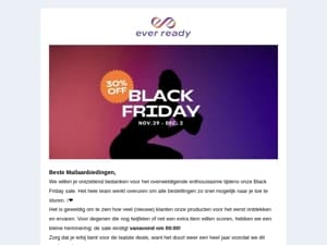 Het is bijna zover… De Black Friday Sale eindigt vanavond!