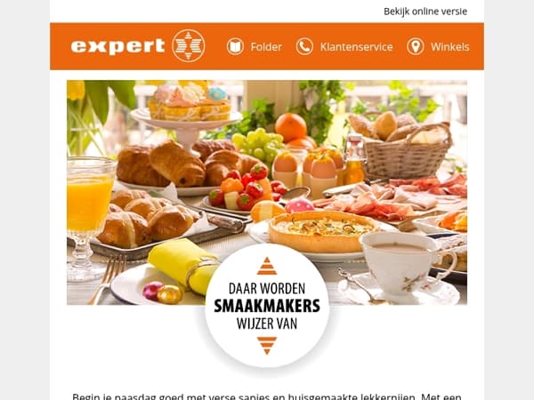 Vier Pasen met jouw keukenfavorieten! 🐣🧡