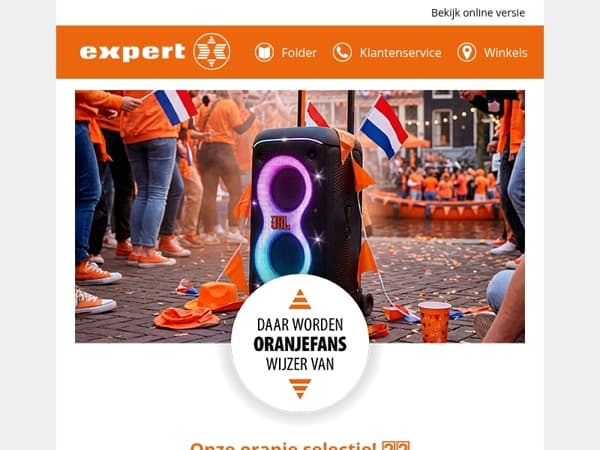 Speciaal voor jou: onze oranje selectie 🧡👑