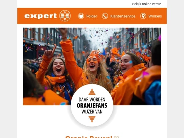 Oranje boven: bekijk onze oranje deals! 🧡👑