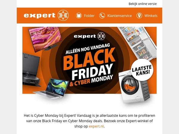 Dit is je allerlaatste kans: Cyber Monday-deals! ⏰