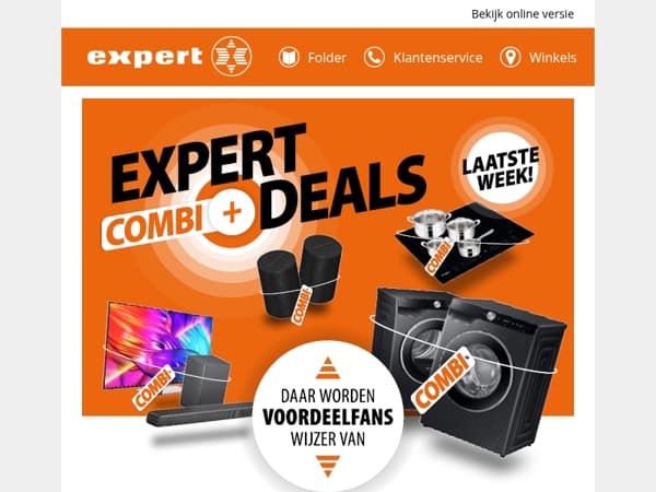 Laatste kans: de beste Combi Deals! 🧡