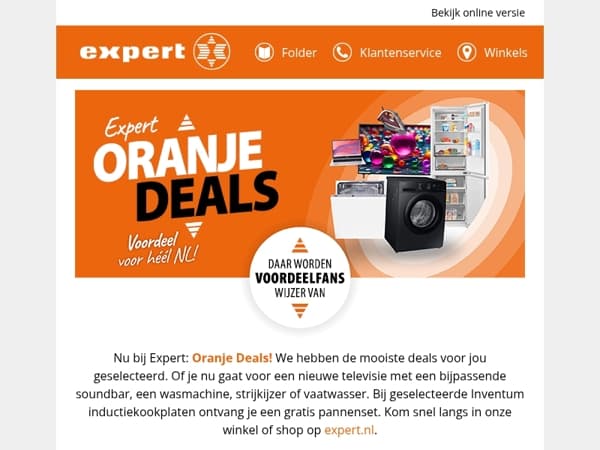 🧡 Jouw Oranje Deals van deze week