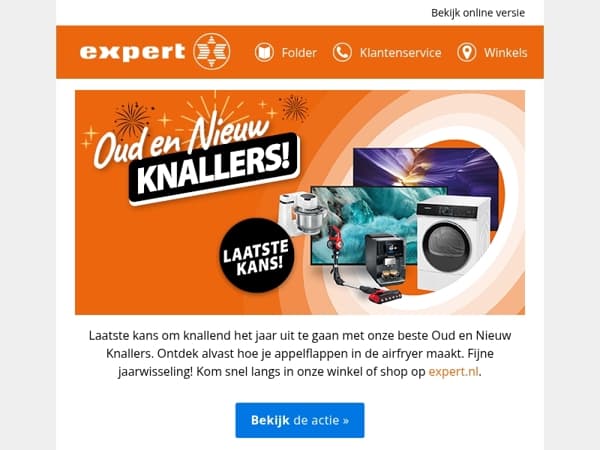 Alléén nog deze week: onze Oud & Nieuw Knallers!