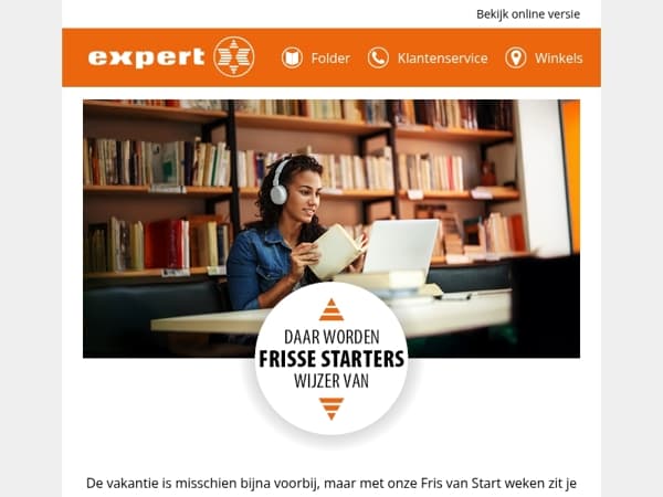 Alles voor een frisse start na de vakantie! 🧡