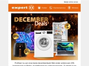 Onze beste decemberdeals 💫