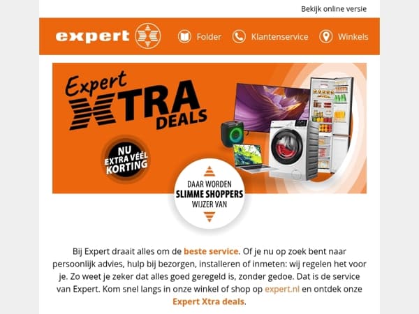 Profiteer van de Expert Xtra Deals! 🧡