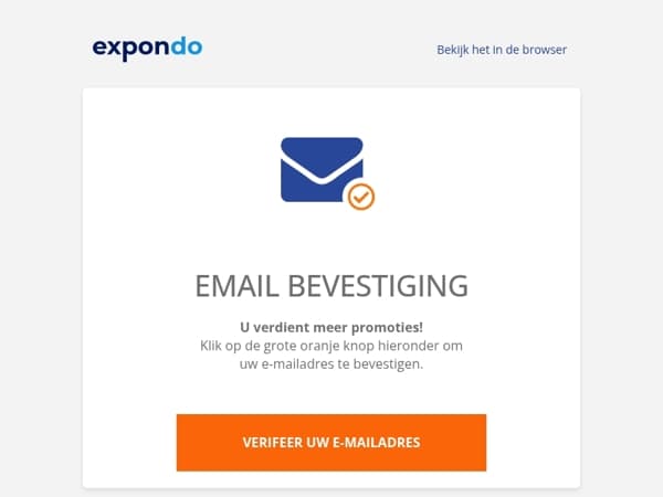 EMAIL BEVESTIGING