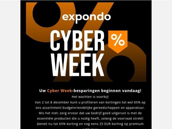 Laatste kans: Cyberweek eindigt binnenkort!