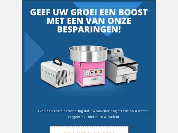 🔴 Wees er snel bij! Uw vouchercode wacht nog steeds op u