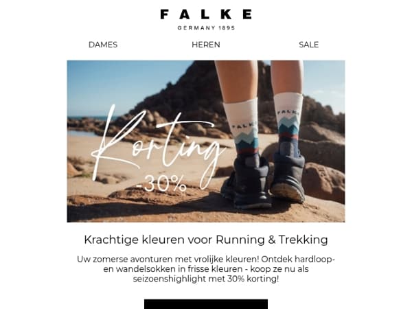 Een kleurrijke zomer: 30% korting op onze sport highlights