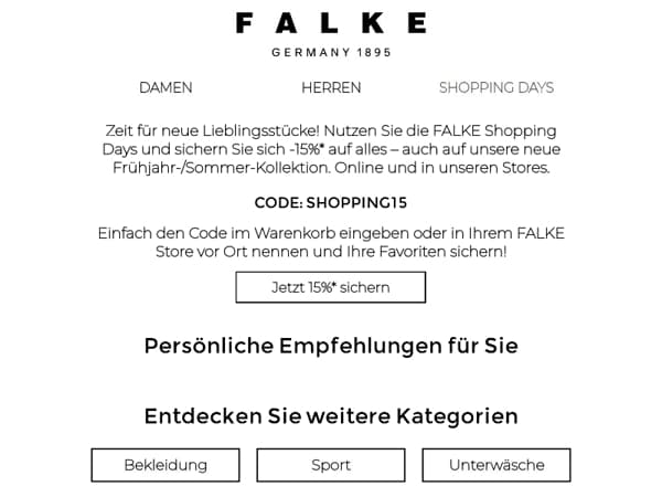 Shopping Days: profiteer nu van -15%*