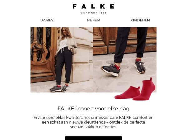 De iconische FALKE-sneakersokken voor de zomer!