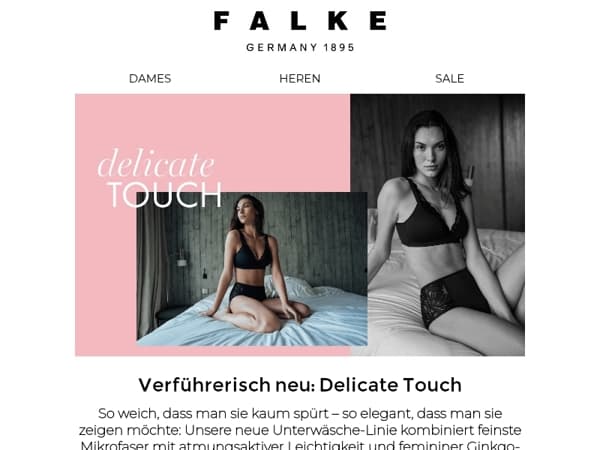 Verleidelijk nieuw: Delicate Touch ondergoed