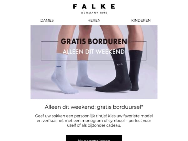 Alleen dit weekend: gratis borduren*