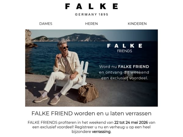 Een bijzondere verrassing voor FALKE FRIENDS!