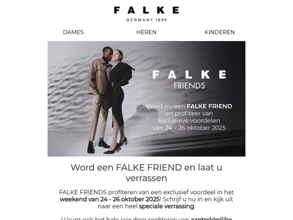Een speciale verrassing voor FALKE FRIENDS!