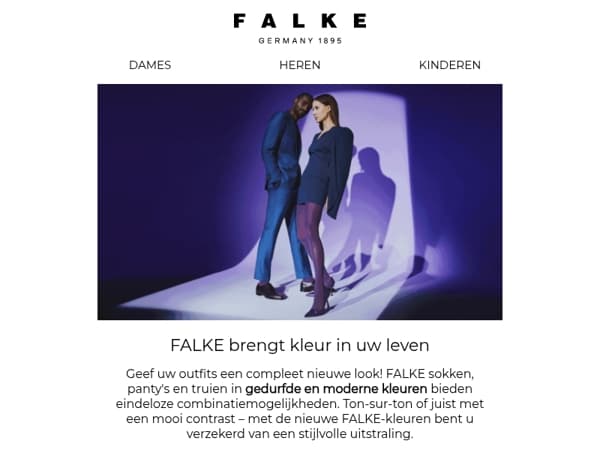 De nieuwe FALKE-kleuren van het seizoen
