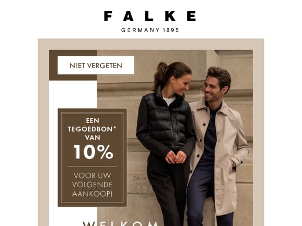NIET VERGETEN: uw 10%* cadeau!