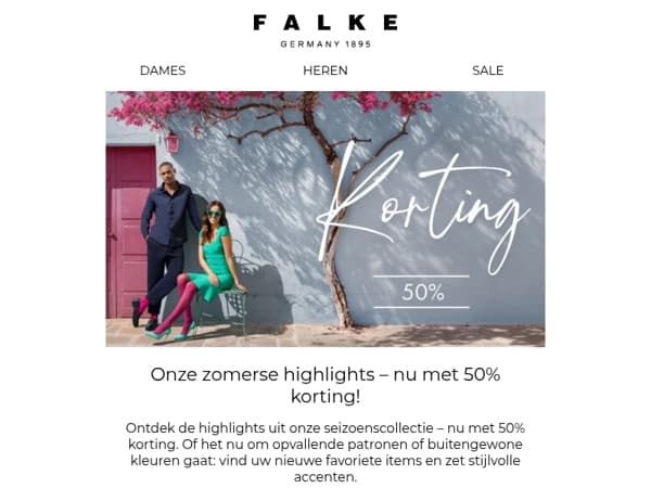 Onze zomerse highlights met 50% korting!