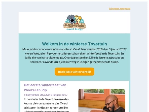 Woezel en Pip vieren hun allereerste winterfeest ❄️