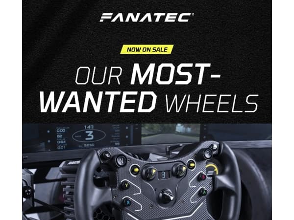 Fanatec Favorites, Now On Sale