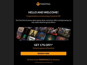 Welcome to Fanatical!