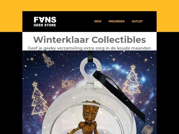 Vergeet niet: je collectibles hebben winterzorg nodig!