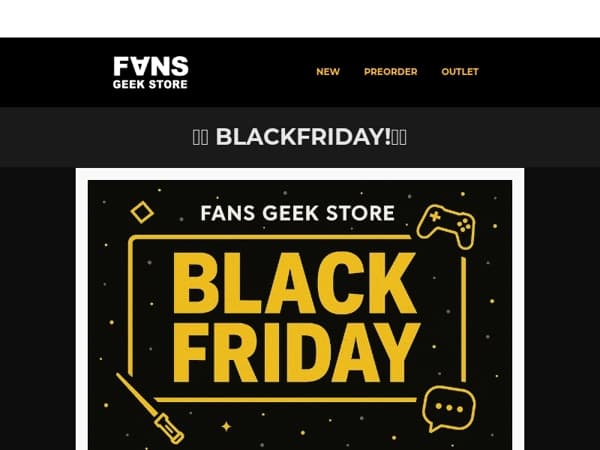 BLACK FRIDAY is hier 😍