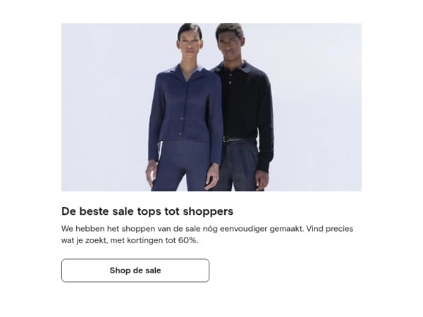 Sale tops, shoppers en meer